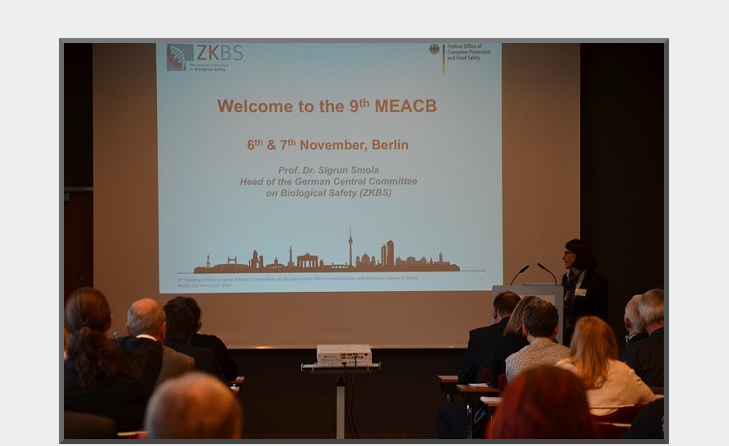 Head of the ZKBS Sigrun Smola opens the MEACB